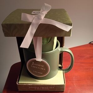 New Green Tea Mug Gift Set